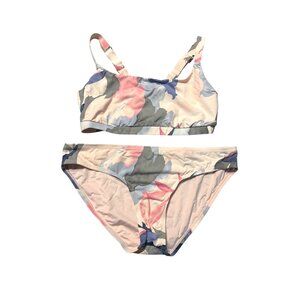 Carve Designs Womens Bikini Set Paradise Print Medium Top D/DD & Large Bottom